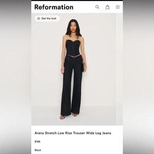 Reformation NWT Arana Jeans